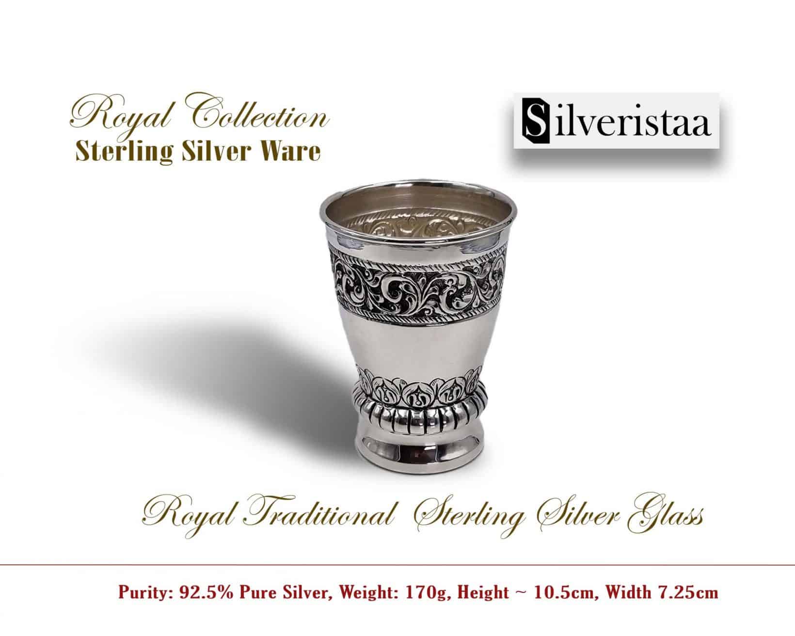 Pure Silver Glass, Sterling Silver Glass, Sterling silver Glass, Real silver glass