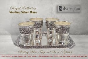 Sure Silver Jug and Glass Set, Silverware, Sterling Silver, Silver Tray, Silver Glasses