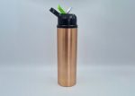 Pure Copper Sports Sipper Plain, Copper Sports Sipper 750ml Plain, Pure Copper medium sized Sports Sipper